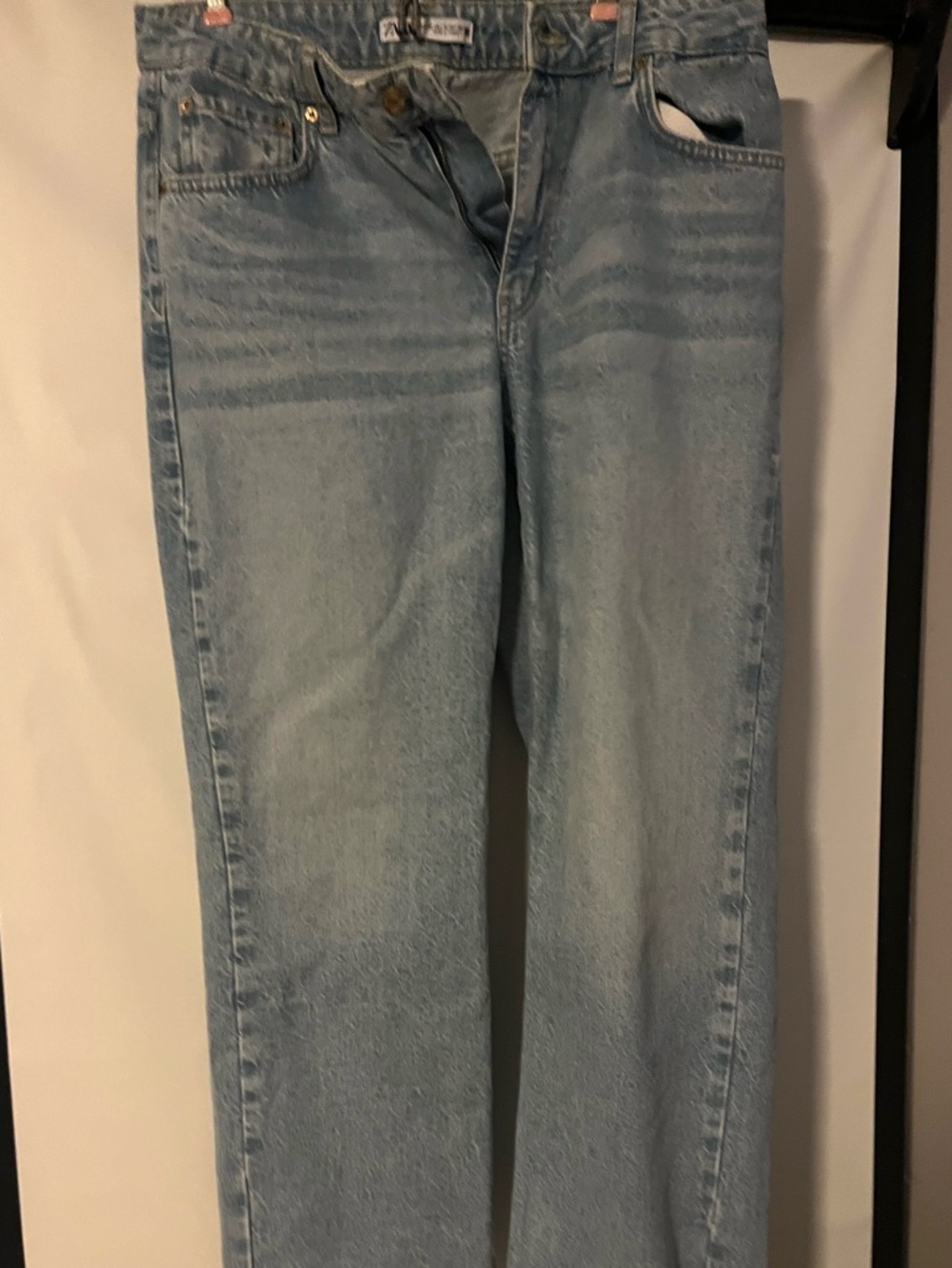 ZaraLight Blue woman’s  Straight Jeans
